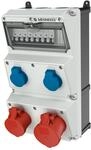 Mennekes AMAXX Steckdosenkombination, CEE 32 A und CEE 16 A 5-polig 400 V, 2X SCHUKO,