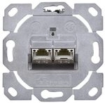 Teleg&auml;rtner J00020 A0511 RJ Stahl geb&uuml;rstet Stecker Steckdose