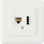 Rutenbeck Anschlussdose IAE/UAE 8(6) + TAE 6 Telefondose Kombination, f&uuml;r 6-polige &