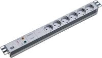 Bachmann Steckdosenleiste 19'' Zoll PDU 6-Fach mit &Uuml;berspannungsschutz sowie...
