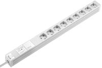 Rittal DK 7240.330 Typ F, Stift, CEE 7/3 Steckdosenleiste, 9-fach 16A Typ D,...
