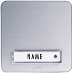 Klingelplatte 12V / 1A - silber m-e modern-electronics KTA-1A/S