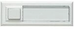 Grothe Klingeltaster AP 1fach ETA 2122 32x90x18mm,ws,o.bel. COMBIFIX...
