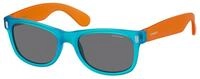 Polaroid Kinder P0115 Y2 89t 46 Sonnenbrille, Blau (Blute Orange/Grey), EU