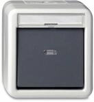 Gira 015630 Wipptaster Wechsler Serienschalter WG AP grau
