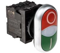 Eaton RMQ Titan M22 Druckschalter Beleuchtet Panel &Oslash; 22 mm, 1 Schlie&szlig;er/1...