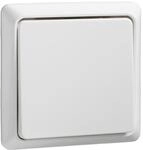 Schneider Electric Elso Taster Renovierung, Aufputz, 42V, 1A, flach, reinweiss,