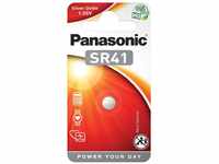 Panasonic SR41 Silberoxid Knopfzelle für Uhren, Taschenrechner, Spielzeug,
