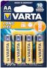 VARTA Batterien AA, 4 Stück, Longlife, Alkaline, 1,5V, ideal für...