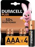 Duracell Plus Power Typ AAA Alkaline Batterien, 4er Pack