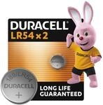 DURACELL LR54 Knopfzellen Batterie (2 St&uuml;ck) 1.5V, 189/LR1130/V10GA | Lange