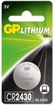GP Toner Batteries CR2430 Knopfzelle CR 2430 Lithium 300 mAh 3V 1St., 0602430C1