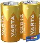 VARTA Batterien C Baby, 2 St&uuml;ck, Longlife, Alkaline, 1,5V, ideal f&uuml;r