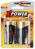 Ansmann X-Power Alkaline Batterie Mono D LR20 Longlife Alkalibatterie für...
