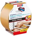 tesa Verlegeband extra stark klebend - Doppelseitiges Klebeband zum Verlegen von