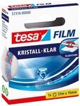 tesa tesafilm kristall-klar - Hochtransparentes, alterungsbest&auml;ndiges Klebeband mit