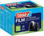 tesa Tischabroller Smart Recycled mit 1 Rolle tesafilm Clear Recycled 