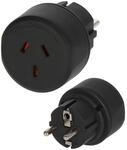 Brennenstuhl Reisestecker/Reiseadapter (Reise-Steckdosenadapter f&uuml;r: Euro Steckdose