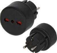 Brennenstuhl Reisestecker/Reiseadapter (Reise-Steckdosenadapter zum Anschluss
