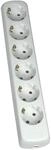 as - Schwabe 6-Fach Steckdosenleiste Wei&szlig; 230V/16A - ohne Zuleitung - Steckdosen