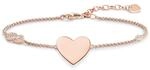THOMAS SABO Armband Herz mit Infinity 925er Sterlingsilber; 750er Ros&eacute;gold
