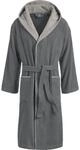 Egeria Badem&auml;ntel Unisex Kapuze Cairo White-Grey - 001-020