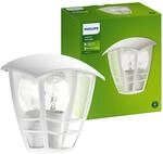 PHILIPS Creek Outdoor-Lampe, Wandlampe, Au&szlig;enbeleuchtung, IP44-Wetterfest,