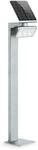 Steinel LED Solarleuchte XSolar GL-S silber, h&ouml;henverstellbar, 150 lm, 140&deg;