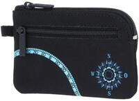 Oxmox Schl&uuml;sselm&auml;ppchen New Cryptan Keyholder Windrose Print Cyan Black schwarz