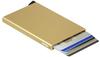 Secrid - Gold-Kartenetui, RFID, Schutzhülle aus Aluminium