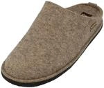 HAFLINGER Flair Soft Filzpantoffeln aus Wollfilz Hausschuh Torf, Gr. 36