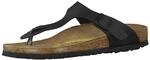 BIRKENSTOCK Damen Classic Gizeh Damen Zehentrenner, 35 EU Schmal, Schwarz