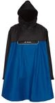 VAUDE Valero Poncho, Regenponcho mit &Auml;rmeln, wasserdicht und winddicht, blue, M