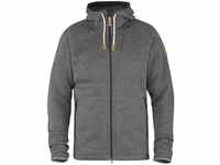 Fjallraven Herren Övik Fleece Hoodie M Sweatshirt, Dark Grey, XS EU