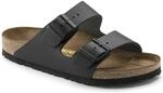 Birkenstock Classic Arizona Leder 51191, Pantoletten, Schwarz (Schwarz 49), 42 EU (8
