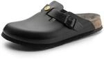 Birkenstock Damen Clogs Boston ESD Schwarz schmales Fu&szlig;bett 36