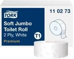 Tork 110273 weiches Jumbo Toilettenpapier in Premium Qualit&auml;t f&uuml;r das Tork T1 Jumbo