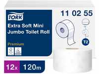 Tork 110255 extra weiches Mini Jumbo Toilettenpapier in Premium Qualität für das
