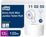 Tork 110255 extra weiches Toilettenpapier in Premium Qualit&auml;t f&uuml;r das Mini Jumbo T2