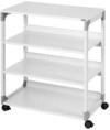 Durable System Multi Trolley 88, grau,glasfaserverst&auml;rkte Ecken, Kippschutz -...