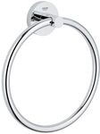 GROHE Essentials - Handtuchring (Material: Metall, verdeckte Befestigung, zum...