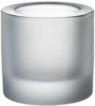 Iittala 1285 Windlicht Kivi, gesandstrahlt (Frosted Clear)