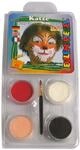 Eulenspiegel 204177 - Motiv-Set Katze, 4 Farben, 1 Pinsel, 1 Anleitung, f&uuml;r ca. 40