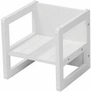 roba Kinderhocker Landhausstil - Wendehocker mit 3 Sitzh&ouml;hen, wei&szlig; 