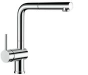 BLANCO LINUS-S Hebel Links | K&uuml;chenarmatur in chrom | Hochdruck | Mit