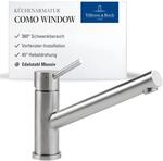 Villeroy & Boch Como Window K&uuml;chenarmatur, H&ouml;he 135 mm &ndash; Edelstahl massiv 