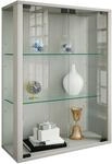VCM Glasvitrine h&auml;ngend | Vitrine Glas mit ESG-Sicherheitsglas | Ma&szlig;e: H. 80 x B.