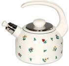 Riess, 0543-049, Fl&ouml;tenkessel Plus 2L, GMUNDNER STREUBLUMEN, Wei&szlig;, Gewicht...