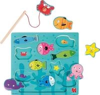 GOULA Magnetisches Angelspielzeug, Holzspielzeug und Puzzle f&uuml;r Kinder