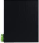 Design-Briefkasten mit Zeitungsfach 12 Liter schwarz (RAL 9005) Mocavi Box 111
